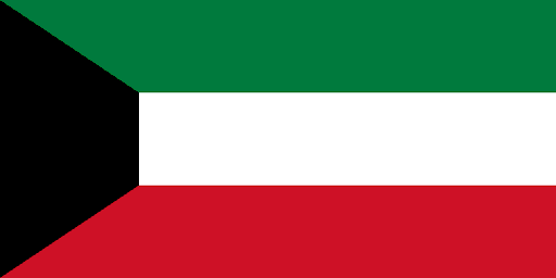 The flag of Kuwait (Arab country)