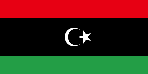 The current flag of Libya