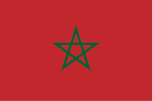 The Moroccan flag